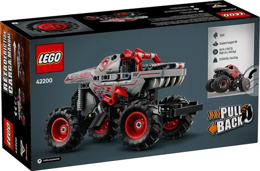 LEGO 42200 Technic Monster Jam ThunderROARus Pull-Back