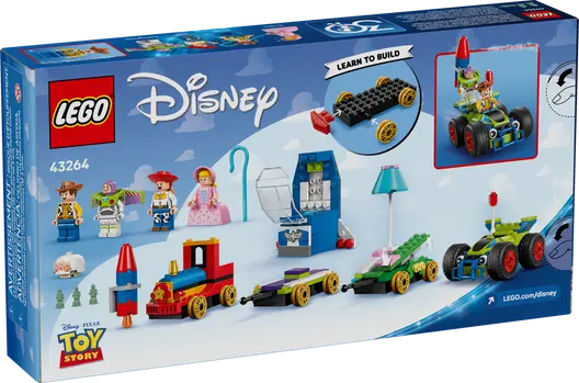 LEGO 43264 Disney and Pixar’s Toy Story Celebration Train & RC Car