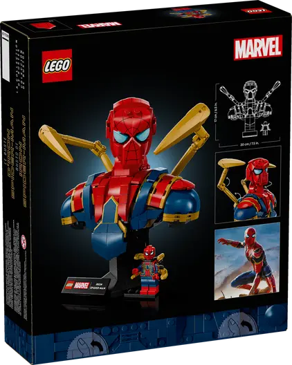 LEGO 76326 Marvel Iron Spider-Man Bust