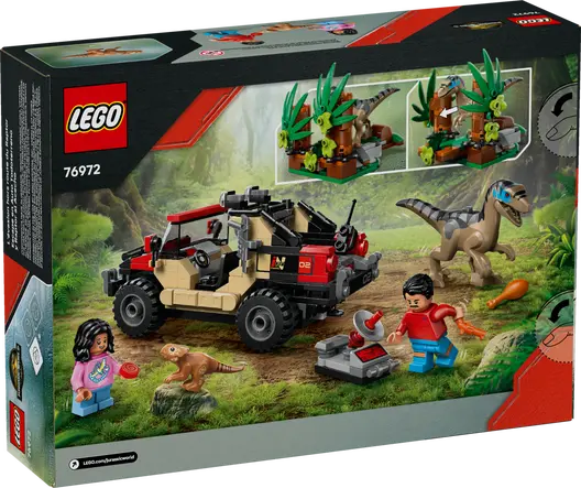 LEGO 76972 Jurassic World Raptor Off-Road Escape
