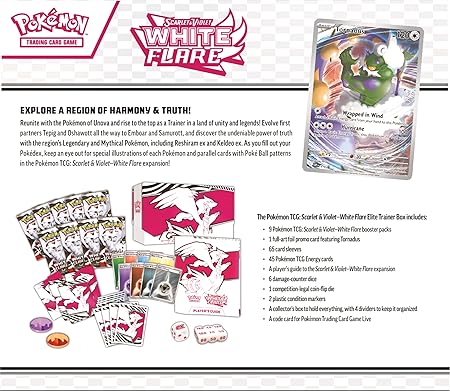 Pokemon TCG Scarlet & Violet 10.5 White Flare Elite Trainer Box
