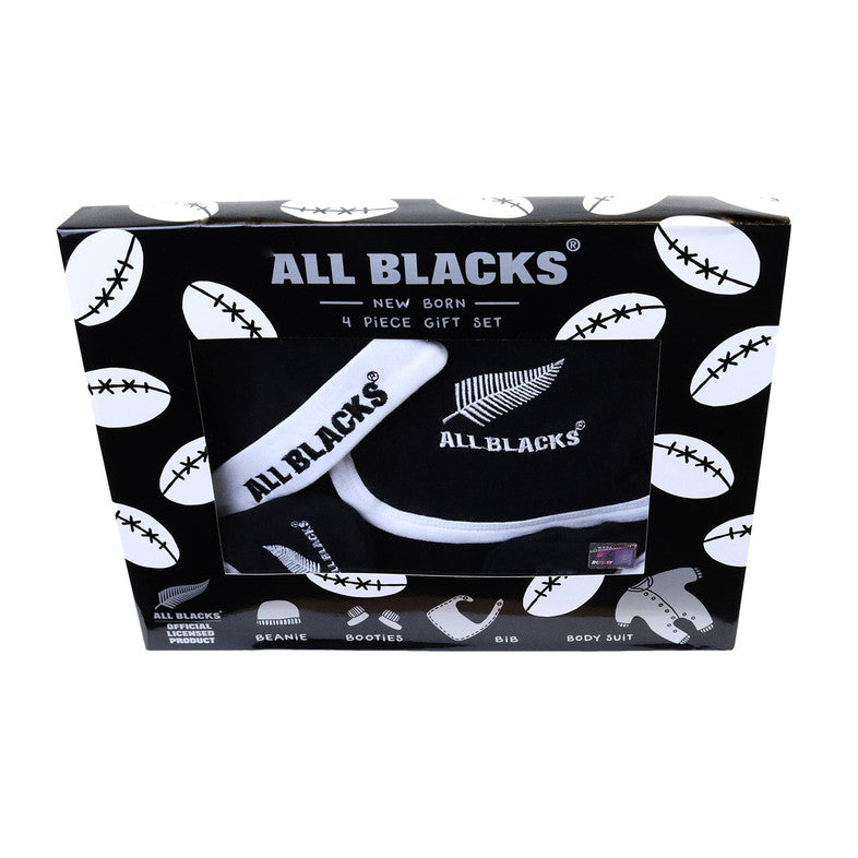 All Blacks new born infant 4 piece Gift Set (size 000 to 3 months)