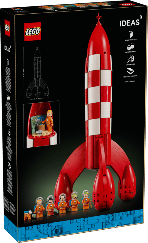 LEGO 21367 Ideas Tintin Moon Rocket