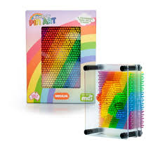 Rainbow Pin Art Medium