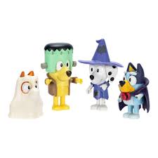 Bluey S11 Figure 4 Pack Halloween Costume Party