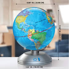 Kon-Tiki 2 In 1 Globe Earth & Constellations Light Up Night Sky Kids Astronomy
