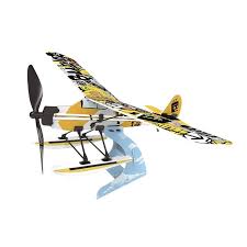 Rubber Band Airplane Science - Seaplane