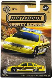 Matchbox County Rescue Chevy Caprice Classic Police