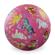 Crocodile Creek 7" Playground Ball Pretty Ponies