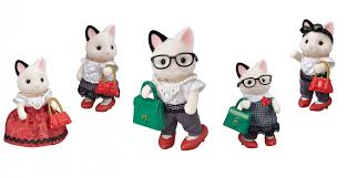 SYLVANIAN FAMILIES FASHION ACCESSORIES PLAY SET TOWN GIRL TUXEDO CAT 5462