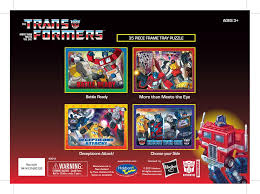 Transformers 35 Piece Frame Tray Puzzle Assorted Styles