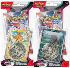 Pokemon TCG: Scarlet & Violet - Obsidian Flames Checklane Blister Packs (Pawmi and Wooper