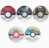 Pokemon TCG Poke Ball Tin Series 9 Assorted Styles