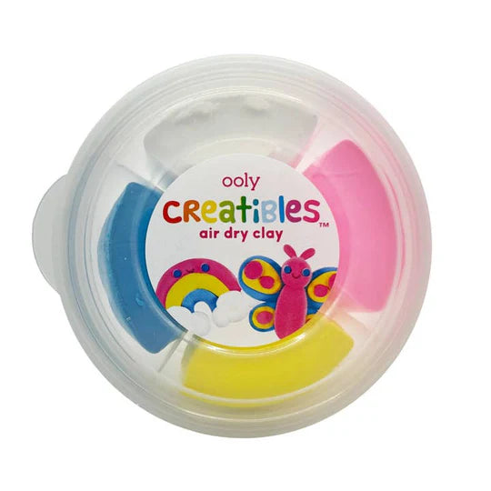 Creatibles Mini Air Dry Clay Kit Rainbow BFFs by OOLY