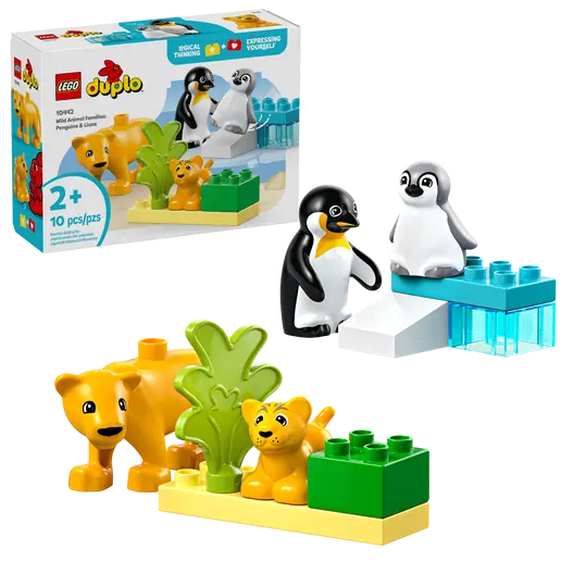 LEGO 10442 Duplo Wild Animal Families: Penguins & Lions