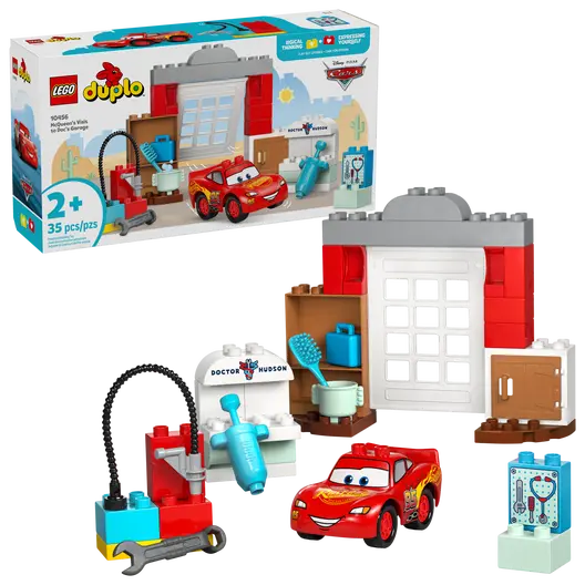 LEGO 10456 DUPLO Disney and Pixar Cars McQueen’s Visit to Doc’s Garage
