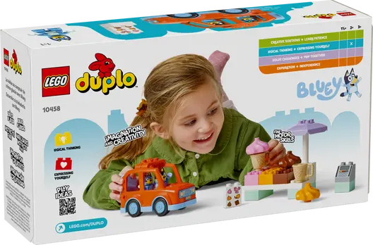 LEGO 10458 DUPLO Bluey Ice Cream Trip with Bluey