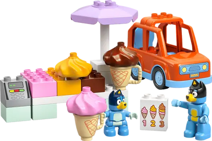 LEGO 10458 DUPLO Bluey Ice Cream Trip with Bluey