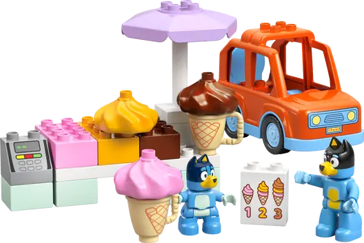 LEGO 10458 DUPLO Bluey Ice Cream Trip with Bluey