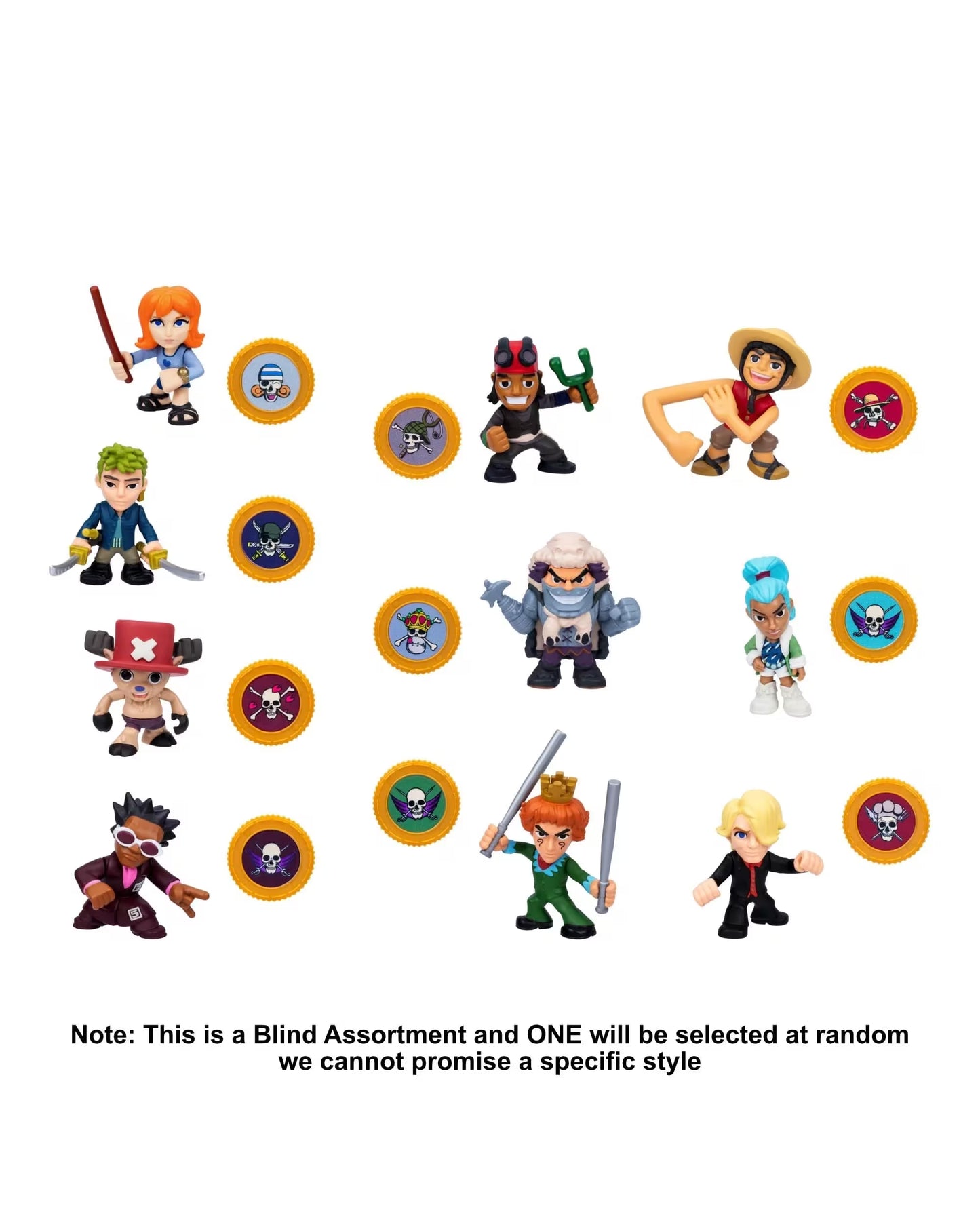 One Piece Netflix Mini Action Figures Blind Box