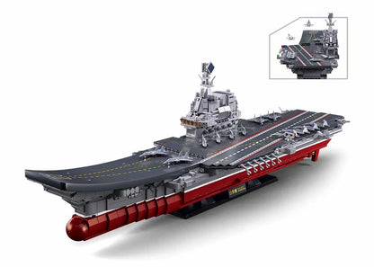 Sluban B1189 AIRCRAFT CARRIER SHANDONG 1/450 SCALE 1413PCS C4