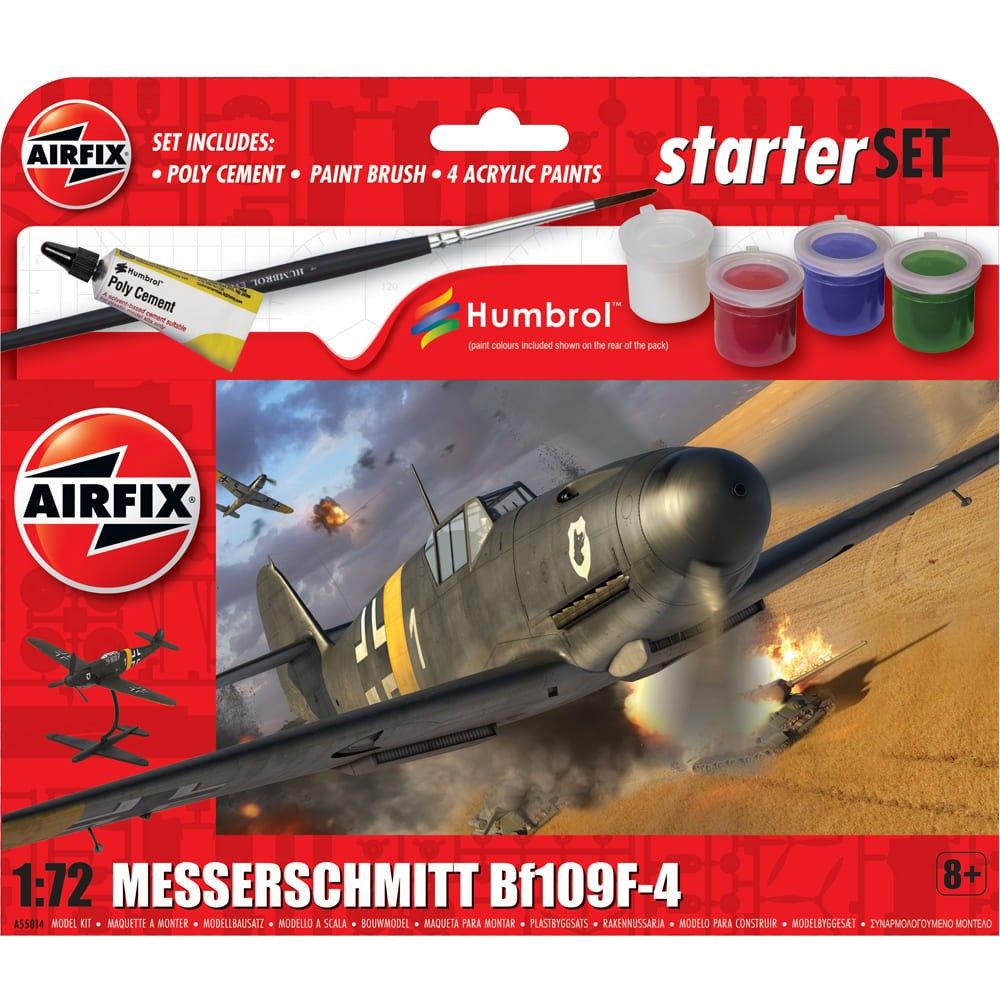 Airfix Starter Set Messerschmitt Bf109F-4