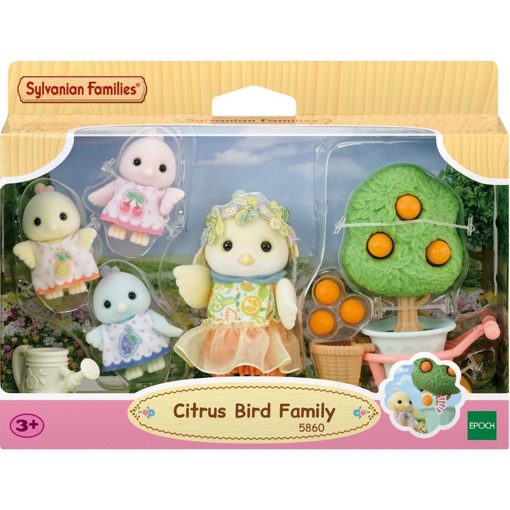 Sylvanian Families - Citrus Bird Family
