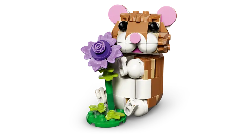 Lego 31376 Creator 3-in-1 Cute Hamster with a Flower