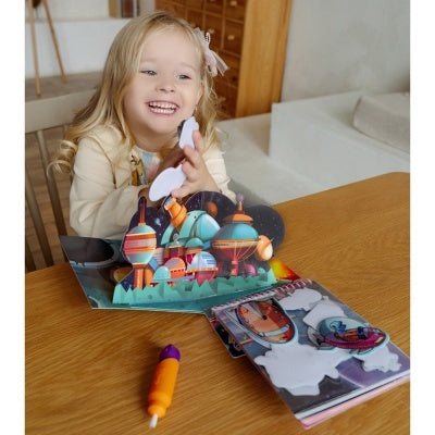 Livro de brincar QwiToy 3in1 Playbook Magic Adventures