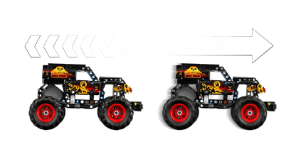 LEGO 42219 Technic Monster Jam Grave Digger Fire and Ice