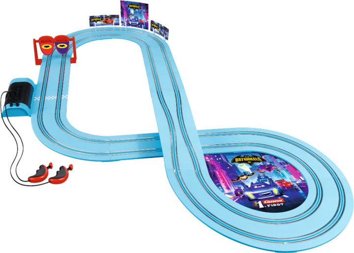 Carrera First Batwheels Ready to Roll Race Track 2.9m 2 Cars Berrymans Toys