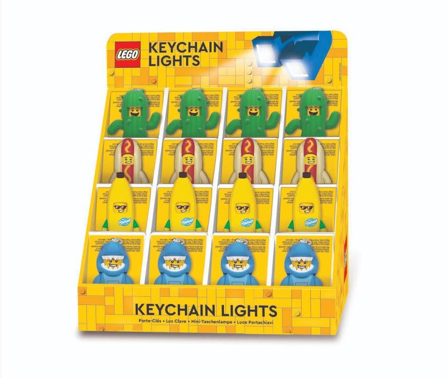 Lego Minifigures Keychain Light Buffet Assorted