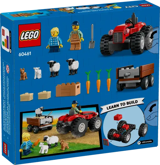 LEGO 60461 City Red Farm Tractor with Trailer & Sheep