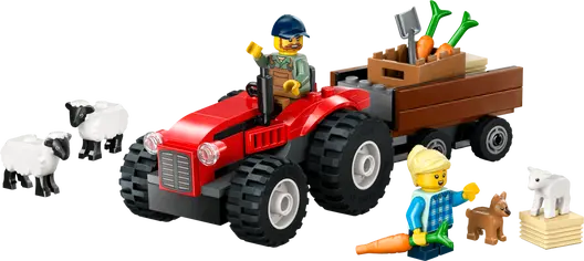 LEGO 60461 City Red Farm Tractor with Trailer & Sheep