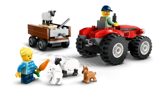 LEGO 60461 City Red Farm Tractor with Trailer & Sheep