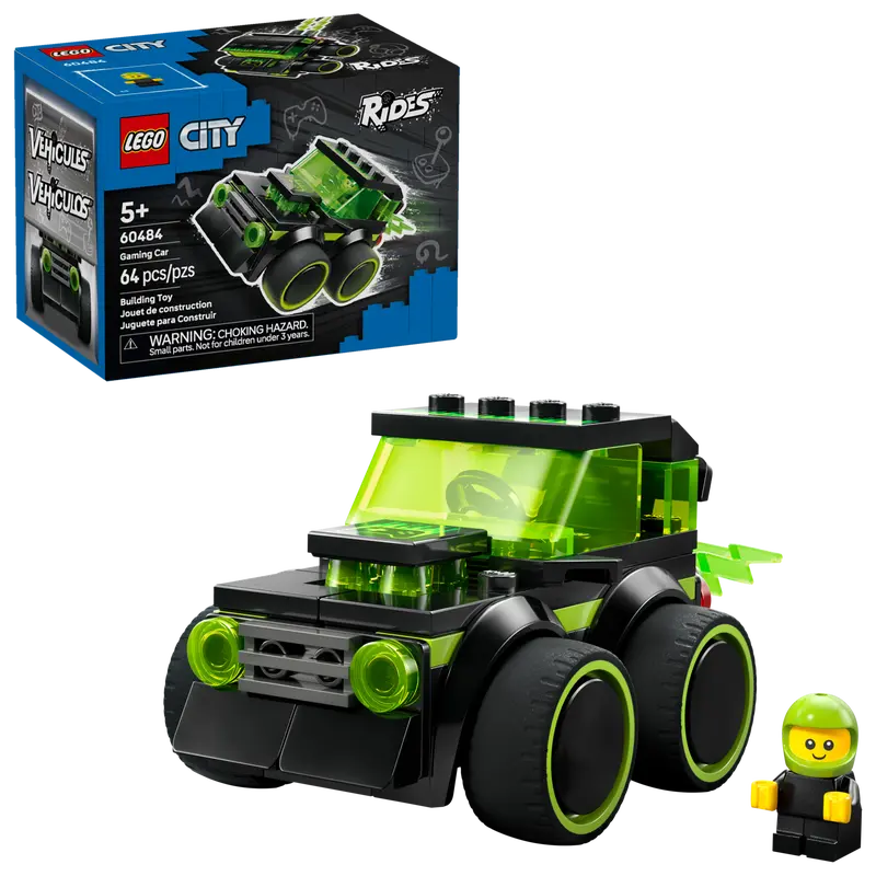 Lego 60484 City Rides Gaming Race Car