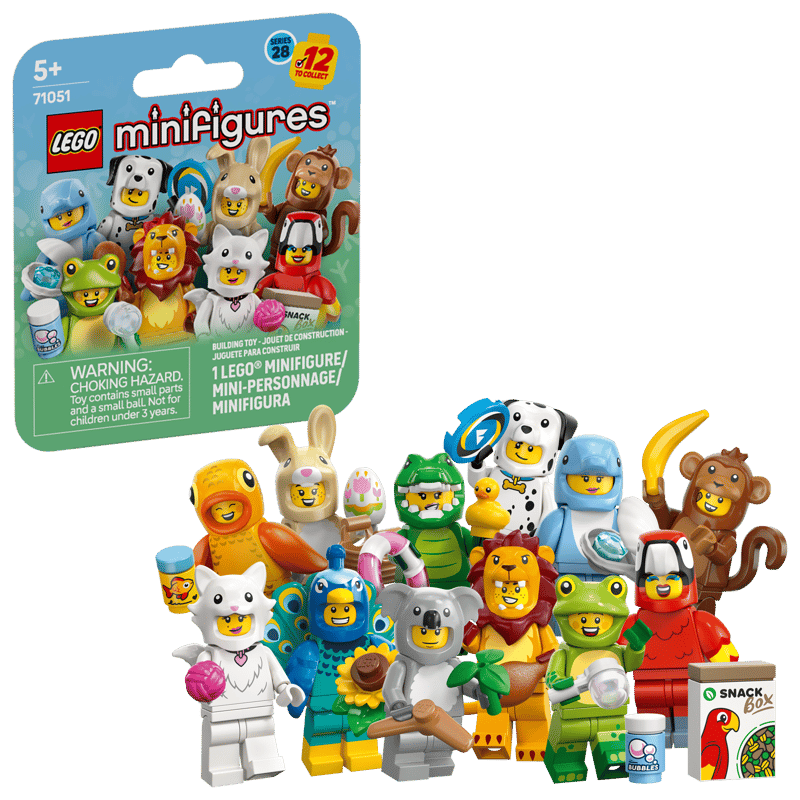 LEGO 71051 Minifigures Animal Series 28 Complete Full Set of 12