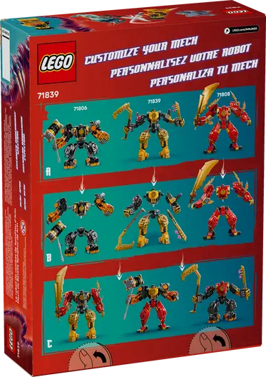 LEGO 71839 NINJAGO Arin’s Spinjitzu Battle Mech
