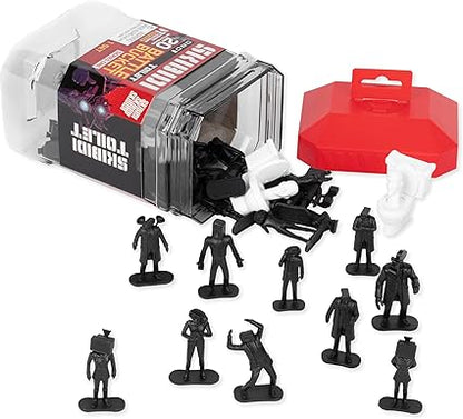 Skibidi Toilet Battle Bucket 20-Figure Set