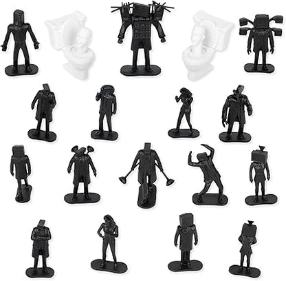 Skibidi Toilet Battle Bucket 20-Figure Set