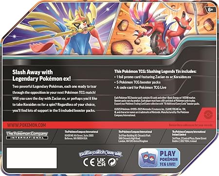 Pokémon TCG Slashing Legends Tin