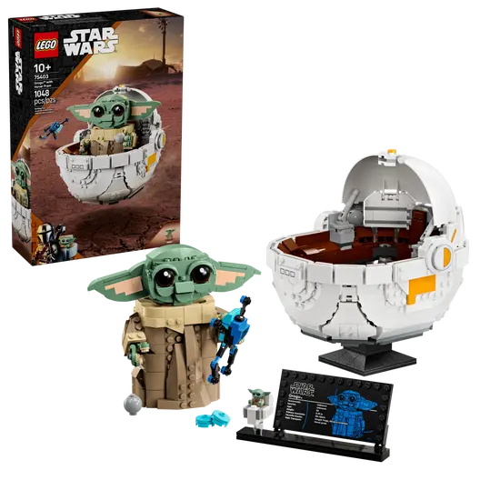 LEGO 75403 Star Wars Grogu with Hover Pram