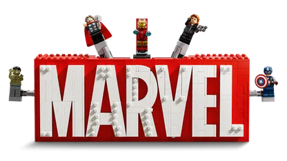 LEGO 76313 Marvel Super Heroes MARVEL Logo & Minifigures