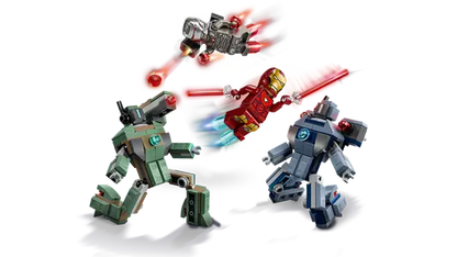 LEGO 76320 Marvel Iron Man & War Machine vs. Hammer Drones