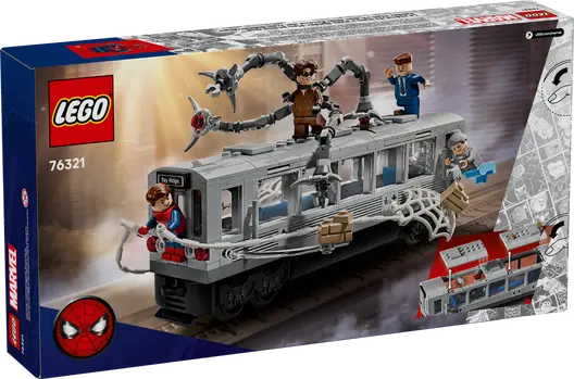 LEGO 76321 Marvel Spider-Man vs. Doc Ock Subway Train Scene