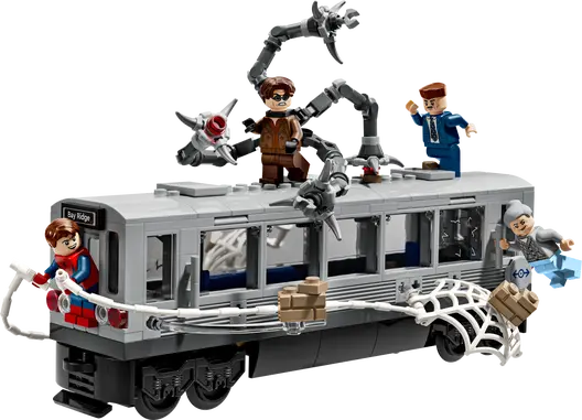 LEGO 76321 Marvel Spider-Man vs. Doc Ock Subway Train Scene