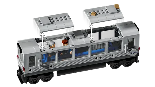 LEGO 76321 Marvel Spider-Man vs. Doc Ock Subway Train Scene