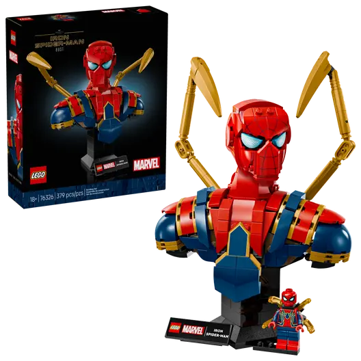 LEGO 76326 Marvel Iron Spider-Man Bust