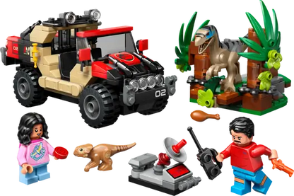 LEGO 76972 Jurassic World Raptor Off-Road Escape