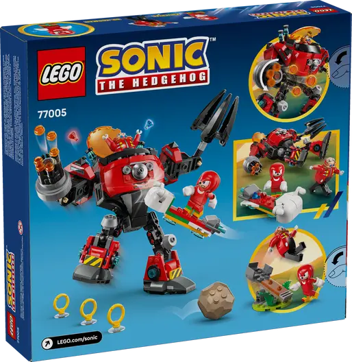 LEGO 77005 Sonic the Hedgehog Knuckles vs. Dr. Eggman Egg Crusher Mech